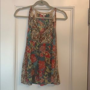 Joie Floral Sleeveless Blouse